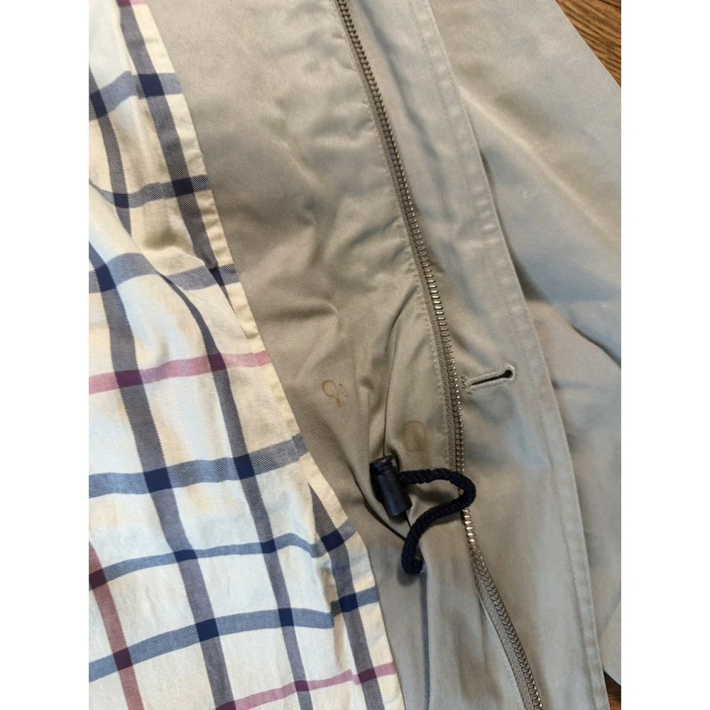 Vintage Brooks Brothers Overcoat Trench collar Coat XL Beige Men